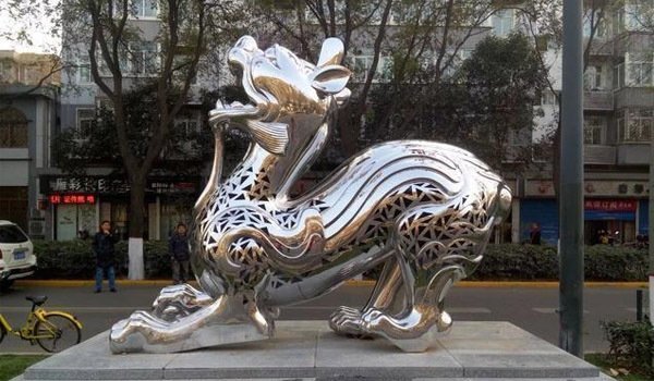 不锈钢动物雕塑2